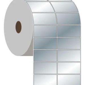 Etiqueta Adhesiva Void Plata 50 mm x 2,5 mm – Rollo x 2.500 unidades